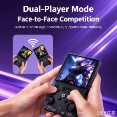 R36MAX Dual System Android Handheld Game Console,HD IPS Screen Retro Video Game Player with WiFi YouTube Support,20000+ Classic Games Pre-Installed,Dual Joystick Portable Gaming Device for Kids Adults