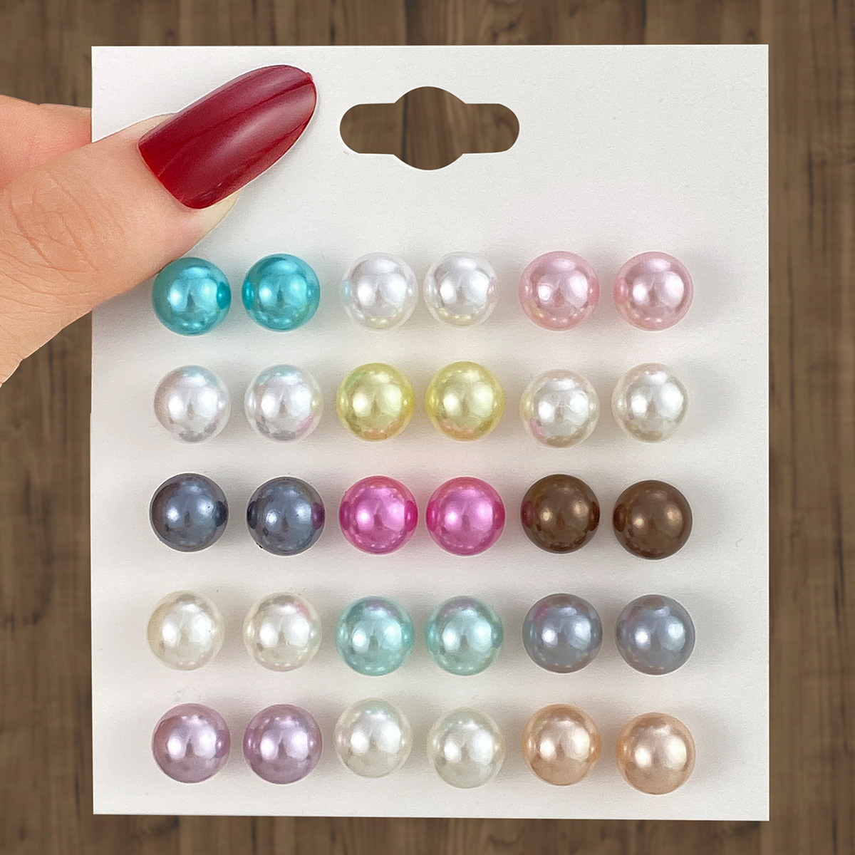 15 pairs pearl earrings jewelry set for women/Girls/Female/Ladies, Gifts for Women, earrings set jewelry accessories for Dairy official outfit