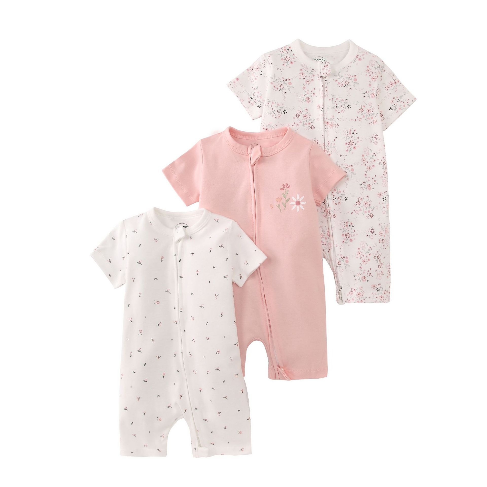 3pcs/lots Short Sleeve Baby Romper Bodysuits Newborn Cotton Romper Clothes Sets Baby Girl Boy Clothes Cartoon Ropa Jumpsuits Baby Clothes 6M-24M