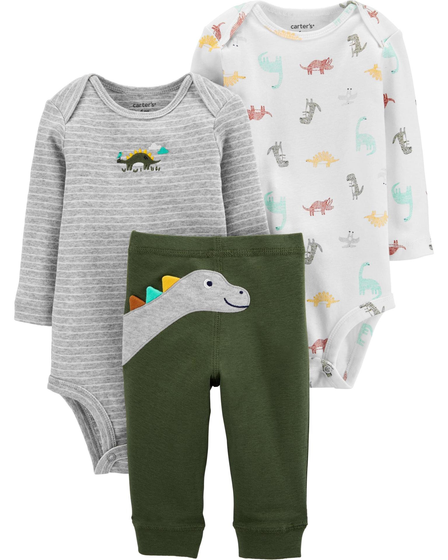 3pcs/lots Long Sleeve/Short Sleeve Baby Romper Bodysuits Newborn Cotton Romper Clothes Sets Unisex Baby Girl Clothes Cartoon Print Ropa Jumpsuits Clothes 6M-24M