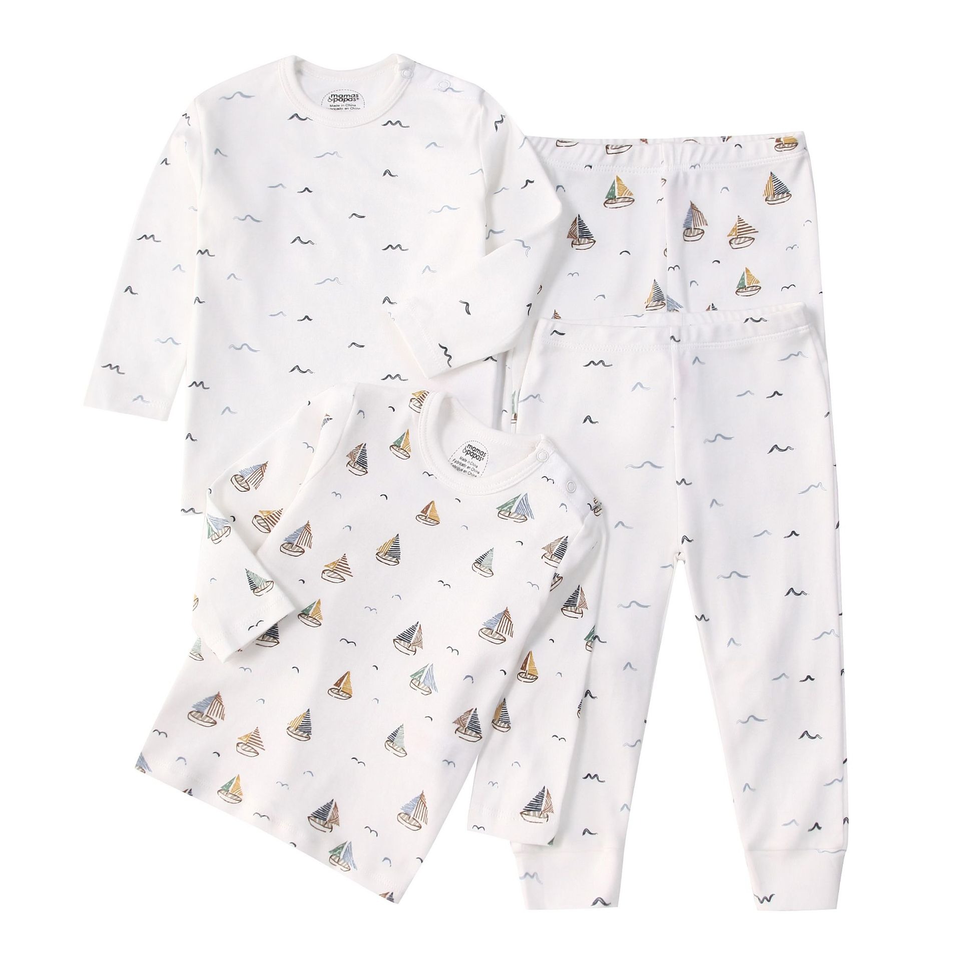 4pcs/lots Long Sleeve Baby Bodysuits Toddler Long-sleeve Tops, T-shirts, Long Pants, Cotton Romper Clothes Sets Unisex Baby Girl Boys Clothes Long Sleeve Cartoon Print Ropa Clothes 12-60M