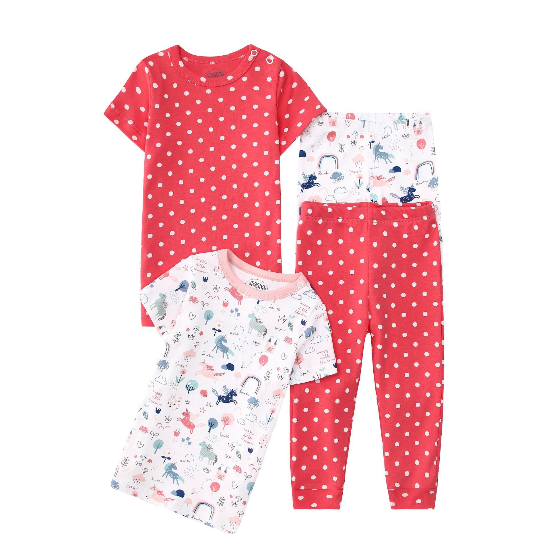 4pcs/lots Short Sleeve Baby Bodysuits Toddler Short-sleeve Tops, T-shirts, Long Pants, Cotton Romper Clothes Sets Unisex Baby Girl Boys Clothes Short  Sleeve Cartoon Print Ropa Clothes 12-60M