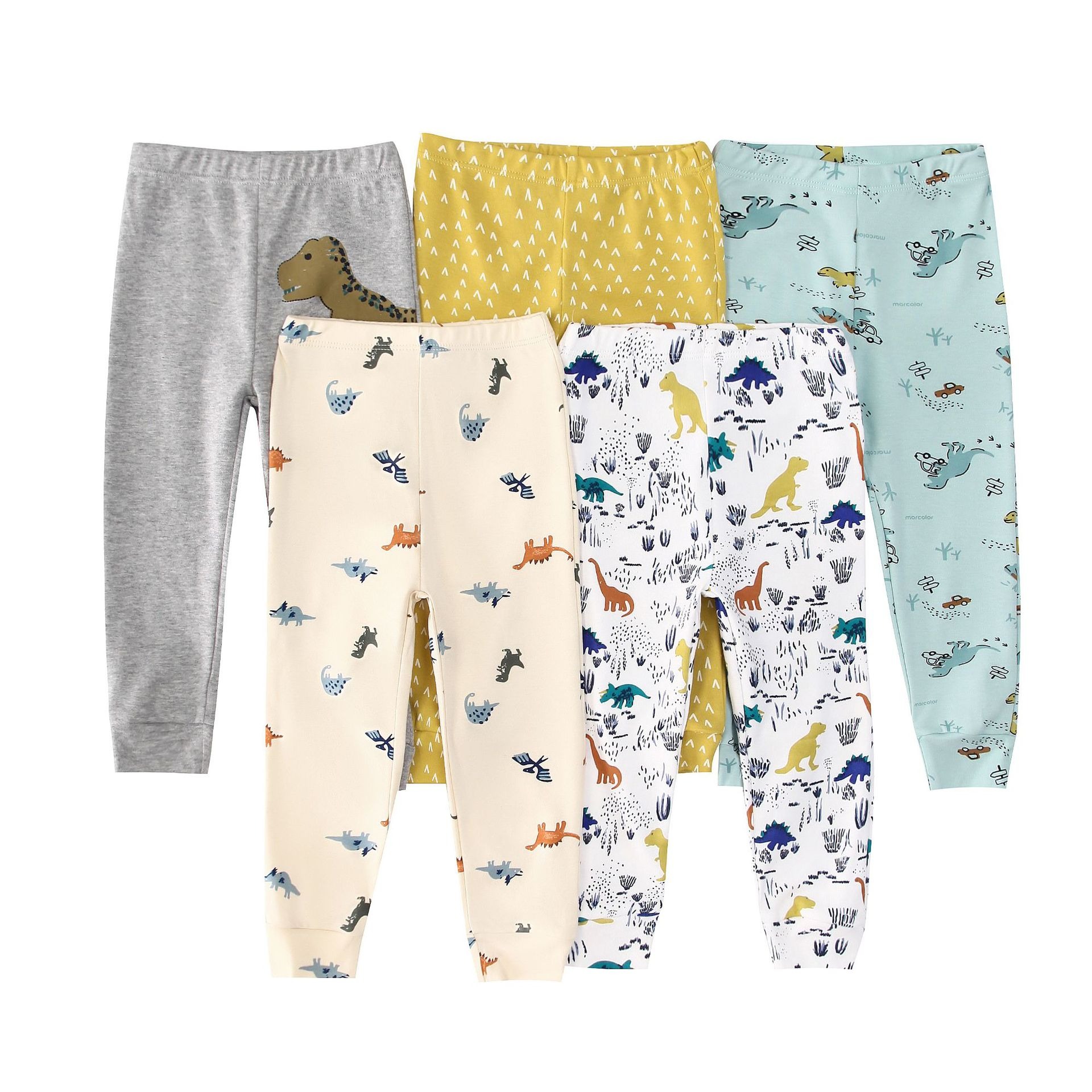 5pcs/lots Toddler Long Pants Baby Long Pants Baby Bottoms Clothes For Newborn 9M-60M Toddler Pants Cotton Printed Long Pants for Baby 12M-60M
