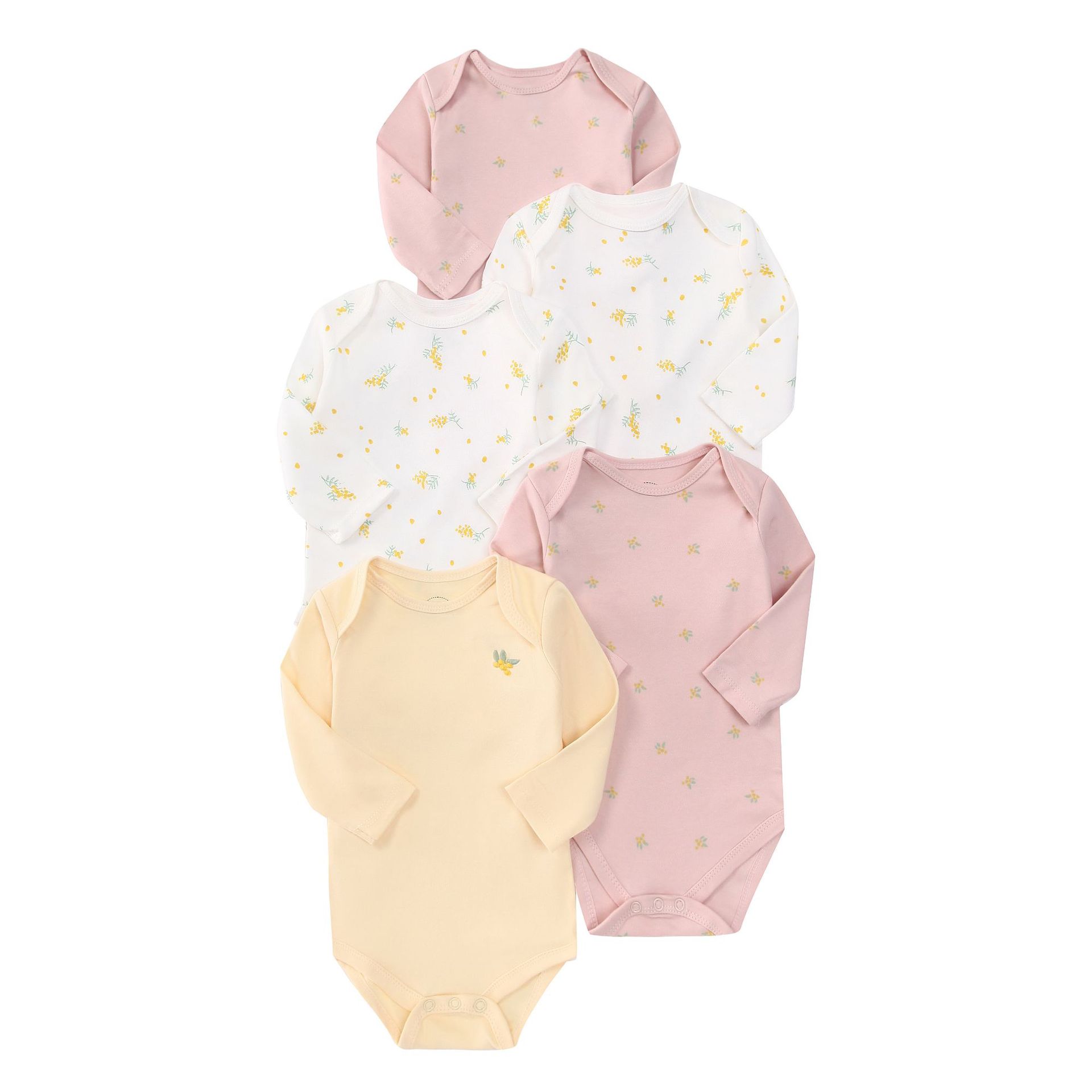 5pcs/lots Long Sleeve Romper Baby Bodysuits Newborn Cotton Romper Clothes Sets Baby Girl Boy Clothes Cartoon Ropa Jumpsuits Baby Clothes 6M-24M