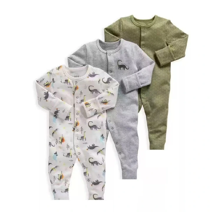3pcs/lots Long Sleeve Baby Bodysuits Romper for Baby Newborn Cotton Romper Clothes Sets Baby Girl Boy Clothes Cartoon Ropa Jumpsuits Baby Clothes 6M-24M