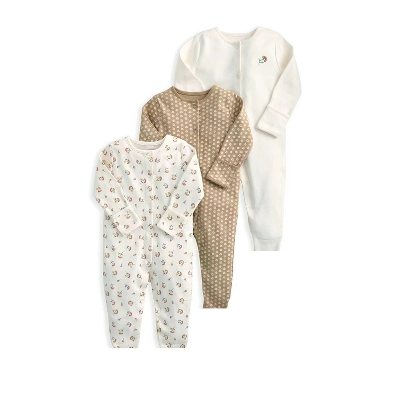 3pcs/lots Long Sleeve Baby Bodysuits Romper for Baby Newborn Romper Cotton Clothes Sets for Baby Girl Boy Clothes Cartoon Ropa Jumpsuits Baby Clothes 6M-24M