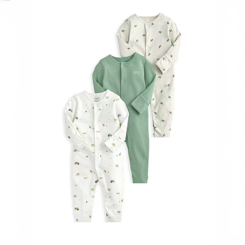 3pcs/lots Long Sleeve Baby Bodysuits Romper for Baby Newborn Romper Cotton Clothes Sets for Baby Girl Boy Clothes Cartoon Ropa Jumpsuits Baby Clothes 6M-24M