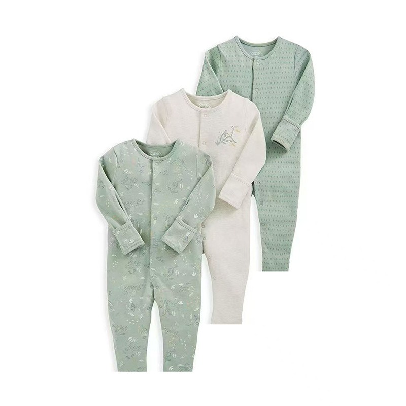 3pcs/lots Long Sleeve Baby Bodysuits Romper for Baby Newborn Romper Cotton Clothes Sets for Baby Girl Boy Clothes Cartoon Ropa Jumpsuits Baby Clothes 6M-24M