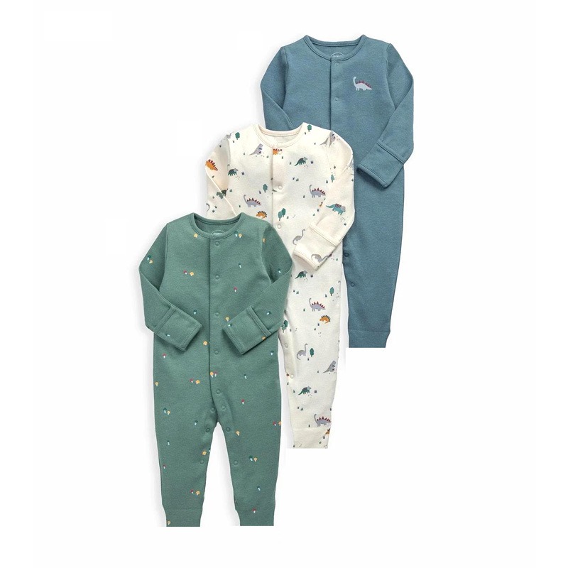 3pcs/lots Long Sleeve Romper Baby Bodysuits Newborn Cotton Romper Clothes Sets Baby Girl Boy Clothes Cartoon Ropa Jumpsuits Baby Clothes 6M-24M