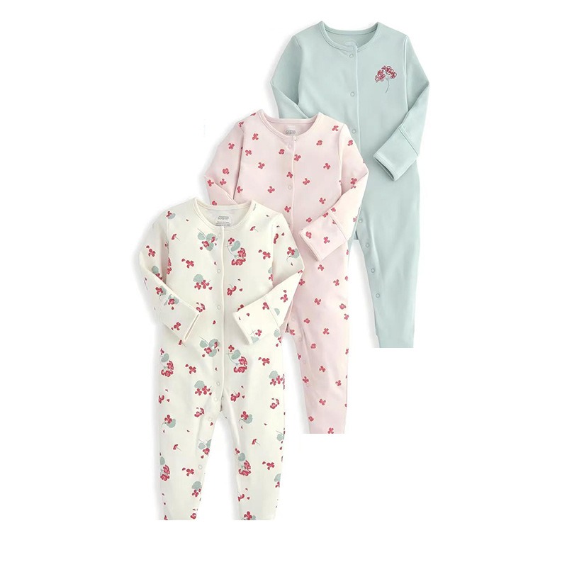 3pcs/lots Long Sleeve Baby Bodysuits Romper for Baby Newborn Romper Cotton Clothes Sets for Baby Girl Boy Clothes Cartoon Ropa Jumpsuits Baby Clothes 6M-24M