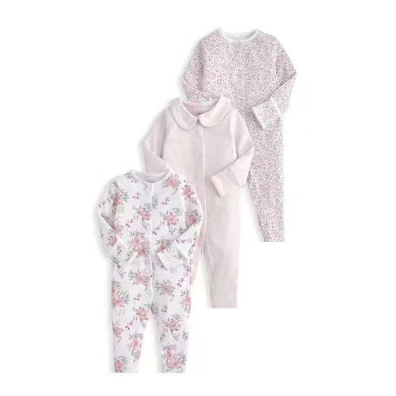 3pcs/lots Long Sleeve Baby Bodysuits Romper for Baby Newborn Romper Cotton Clothes Sets for Baby Girl Boy Clothes Cartoon Ropa Jumpsuits Baby Clothes 6M-24M
