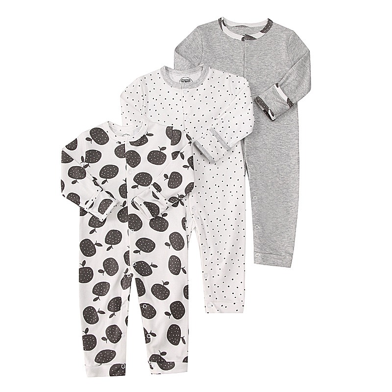3pcs/lots Newborn Baby Romper Long Sleeve Baby Romper Bodysuits for Baby Cotton Clothes Sets for Baby Girl Boy Clothes Cartoon Jumpsuits Baby Clothes