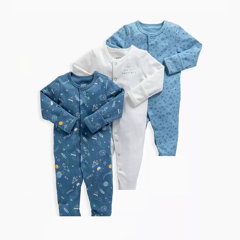 3pcs/lots Long Sleeve Baby Bodysuits Romper for Baby Newborn Romper Cotton Clothes Sets for Baby Girl Boy Clothes Cartoon Ropa Jumpsuits Baby Clothes 6M-24M