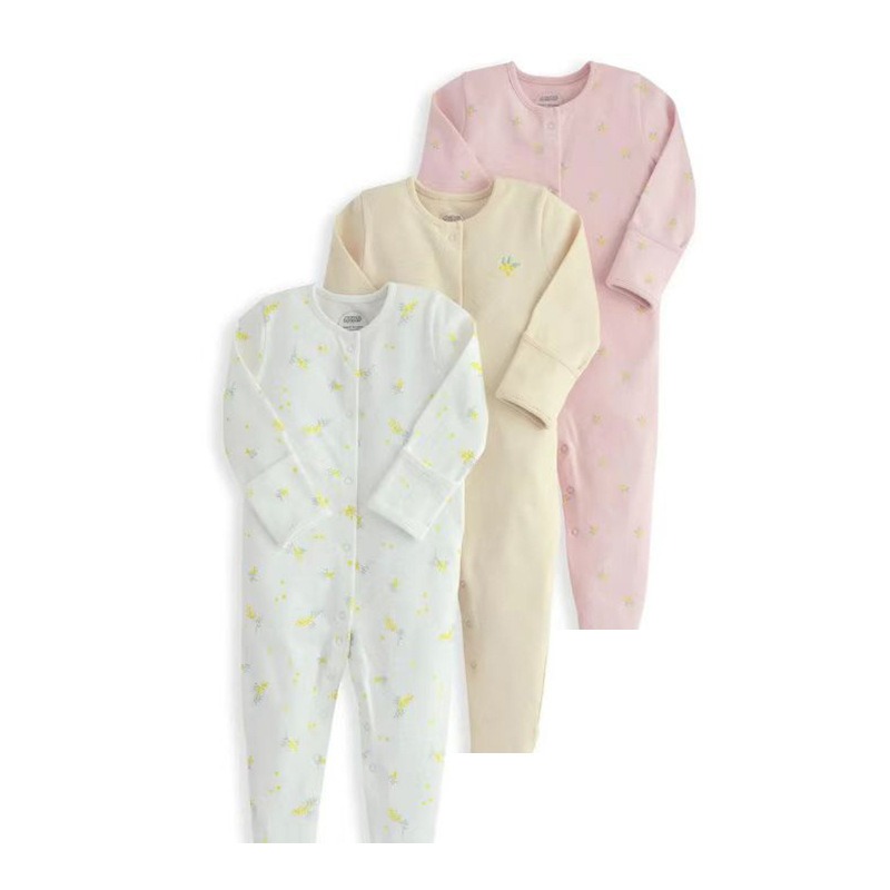 3pcs/lots Long Sleeve Baby Bodysuits Romper for Baby Newborn Romper Cotton Clothes Sets for Baby Girl Boy Clothes Cartoon Ropa Jumpsuits Baby Clothes 6M-24M