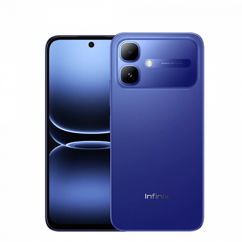 Infinix Smart 20 6.78" 120Hz Display 128GB+4GB 5200mAh Long-Life Battery 4G Dual SIM IP64 Waterproof 15W Charging NFC Fingerprint Lock Android15 Mediatek Helio G81 Ultimate  AI Smart Phones