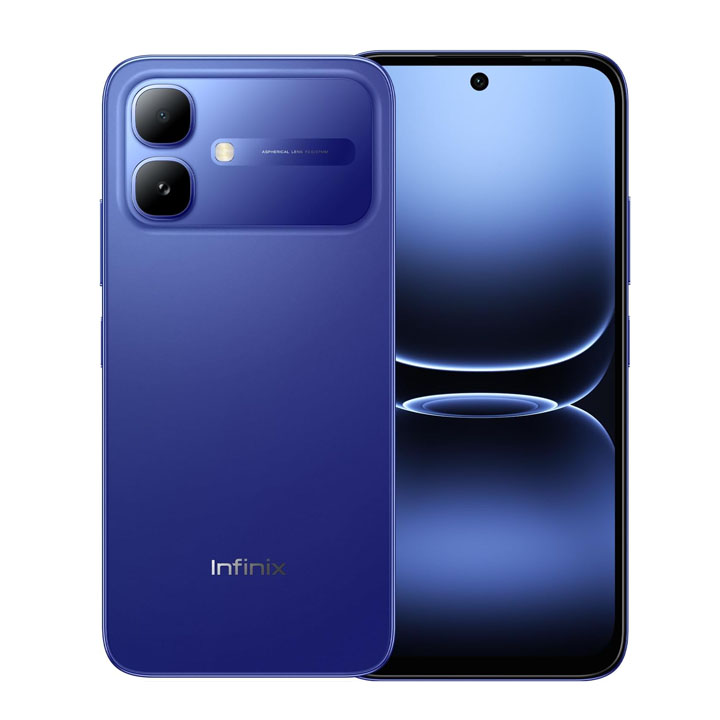 Infinix Smart 20 6.78" 120Hz Display 64GB+4GB 5200mAh Long-Life Battery 4G Dual SIM IP64 Waterproof 15W Charging NFC Fingerprint Lock Android16 Mediatek Helio G81 Ultimate  AI Smart Phones