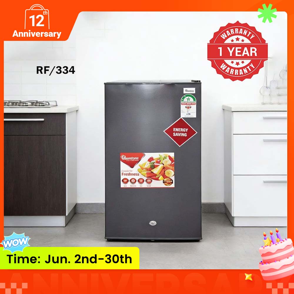 Ramtons - RF/334 1 Door Fridge Energy Saving -85 Litres - White Similar products from Ramtons Transparent shelves 85 liters Refrigerators  Home Improvement.