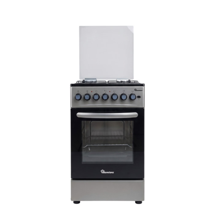 RAMTONS 3G+1E 50X50 Silver Cooker  with Multifunction electric oven  - RC/906