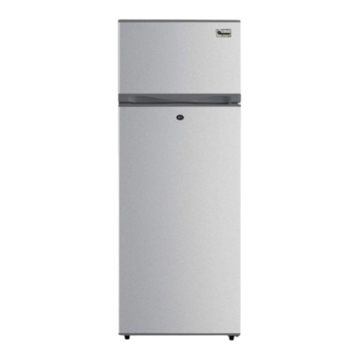 RAMTONS 204 LITERS DOUBLE DOOR FRIDGE DIRECT COOL, STAINLESS STEEL– RF/345