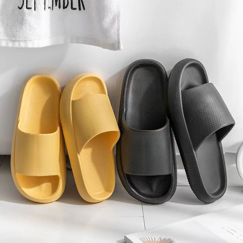 BRONAX Pillow Slippers for Women and Men | House Slides Shower Sandals | Cushioned Thick Sole