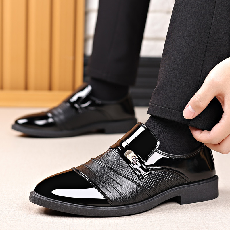 Oxfords Business Casual leather Shoes Men's Dress shoes Fashion Leather Shoes Formal Wear Brown slip on cap toe Loafers Driving Dad Shoes Black High Quality size 39-47 Official Shoes.