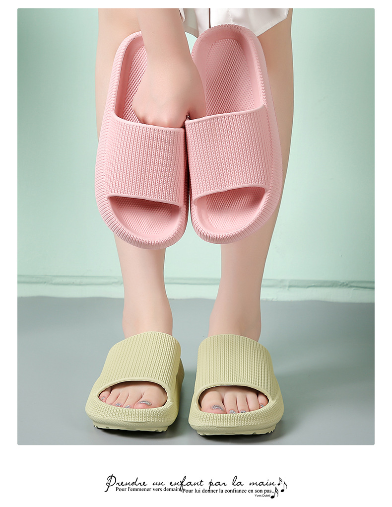 BRONAX Pillow Slippers for Women and Men | House Slides Shower Sandals | Cushioned Thick Sole