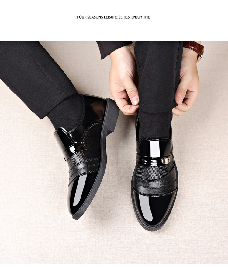 Oxfords Business Casual leather Shoes Men's Dress shoes Fashion Leather Shoes Formal Wear Brown slip on cap toe Loafers Driving Dad Shoes Black High Quality size 39-47 Official Shoes.