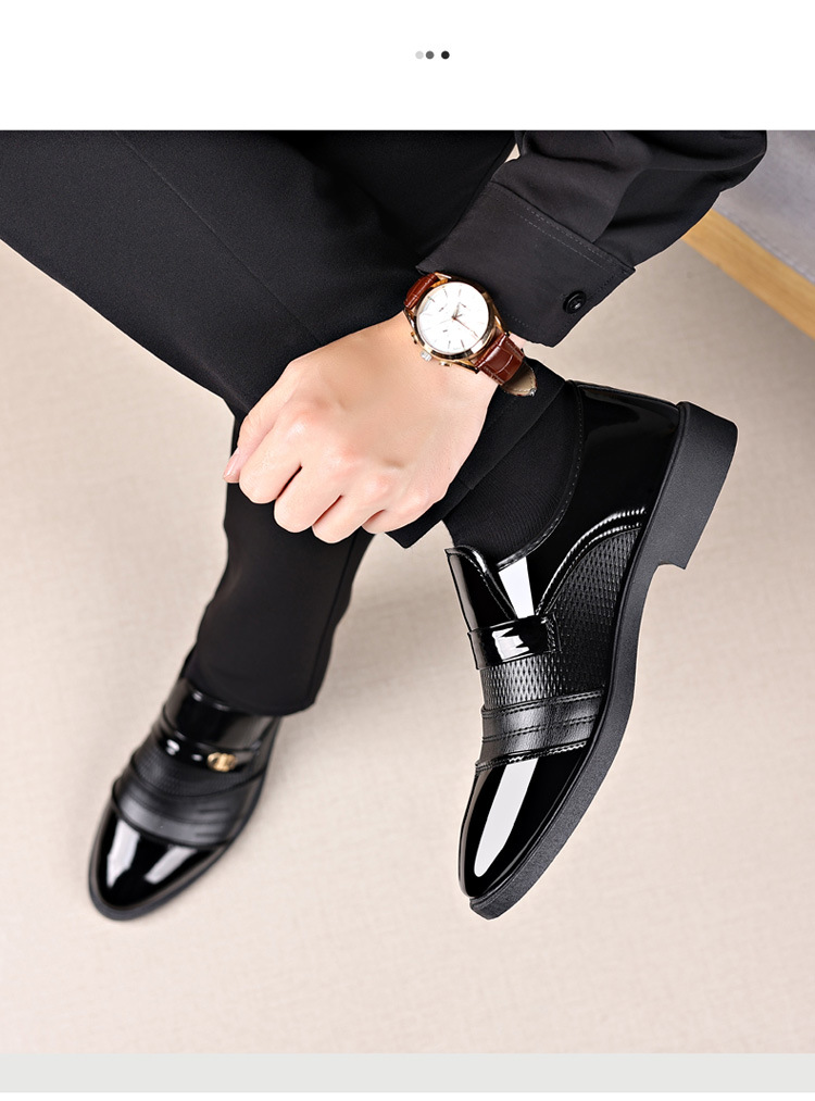 Oxfords Business Casual leather Shoes Men's Dress shoes Fashion Leather Shoes Formal Wear Brown slip on cap toe Loafers Driving Dad Shoes Black High Quality size 39-47 Official Shoes.