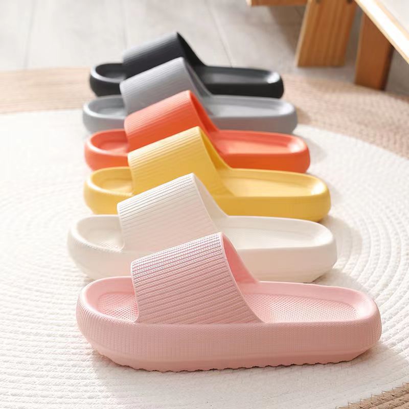 BRONAX Pillow Slippers for Women and Men | House Slides Shower Sandals | Cushioned Thick Sole