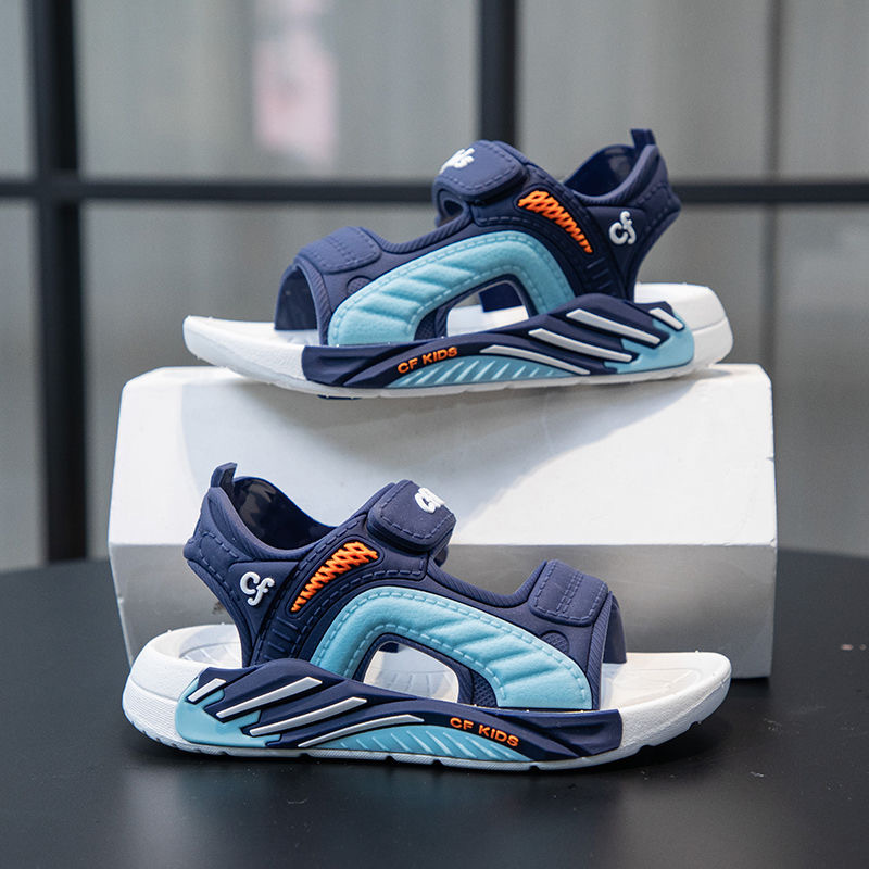 CF KIDS Kids Sport Sandals - Breathable Open Toe Athletic Sandals with Hook and Loop Straps for Boys Girls, Non-Slip Sole, Lightweight Casual Summer Shoes for Outdoor Beach Walking