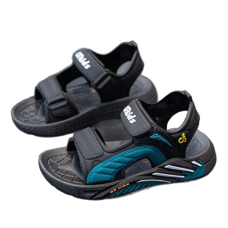 CF KIDS Kids Sport Sandals - Breathable Open Toe Athletic Sandals with Hook and Loop Straps for Boys Girls, Non-Slip Sole, Lightweight Casual Summer Shoes for Outdoor Beach Walking