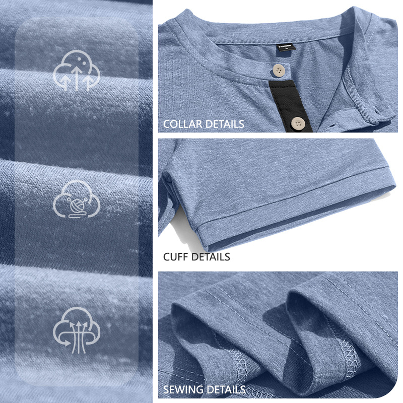 Clothes > Men's Clothing > Tops > T-Shirts  Summer Men's Short Sleeve Polo Shirt Casual T-Shirt
