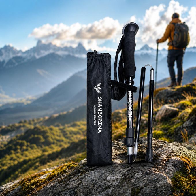 Shamborina Foldable Hiking Stick - Trekking Pole