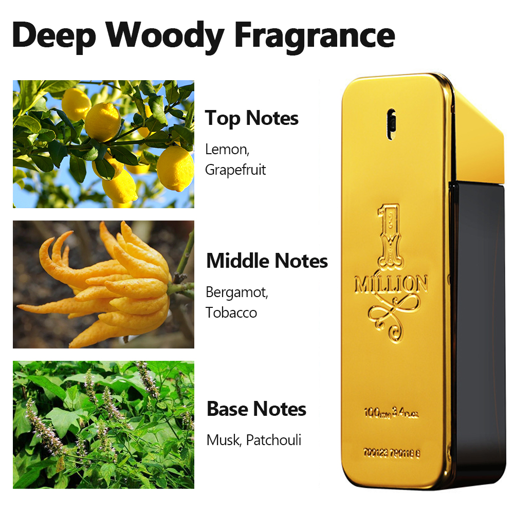 100 Ml Male Perfume Men Fragrance Woody Long-lasting Fragrance