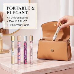 35ml *4 Pcs Women Perfume Set Fragrance Set Fruity & Floral Tone Chyper Tone Floral Tone Eau De Toilette