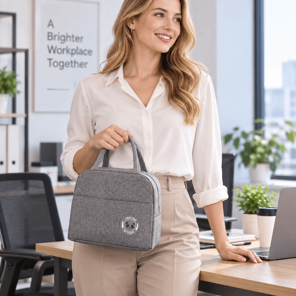 Functional Pattern Cooler Lunch Box Portable Insulated Canvas Lunch Bag Thermal Food Picnic Lunch Bags For Women