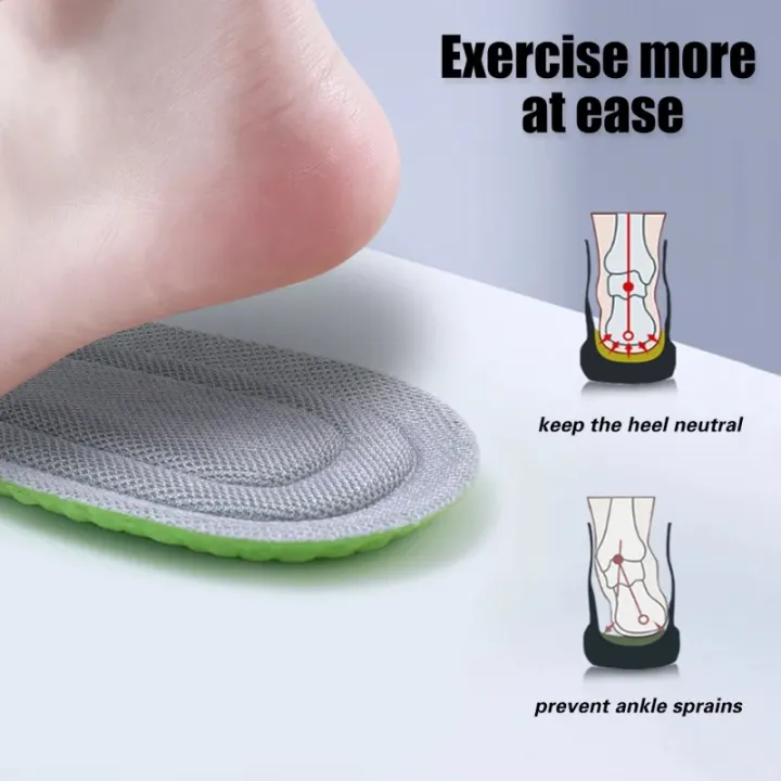 Mugwort Deodorant Sport Insoles for Men Women Soft Sole Shoes Pad Breathable Sweat Absorbing Running Feet Care Insole