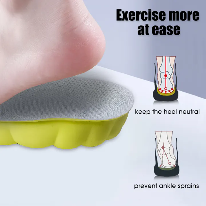 4D Comfort Cloud Cushion Insoles for Men and Women Massage Shock Absorption Shoe Pads for All Shoes
