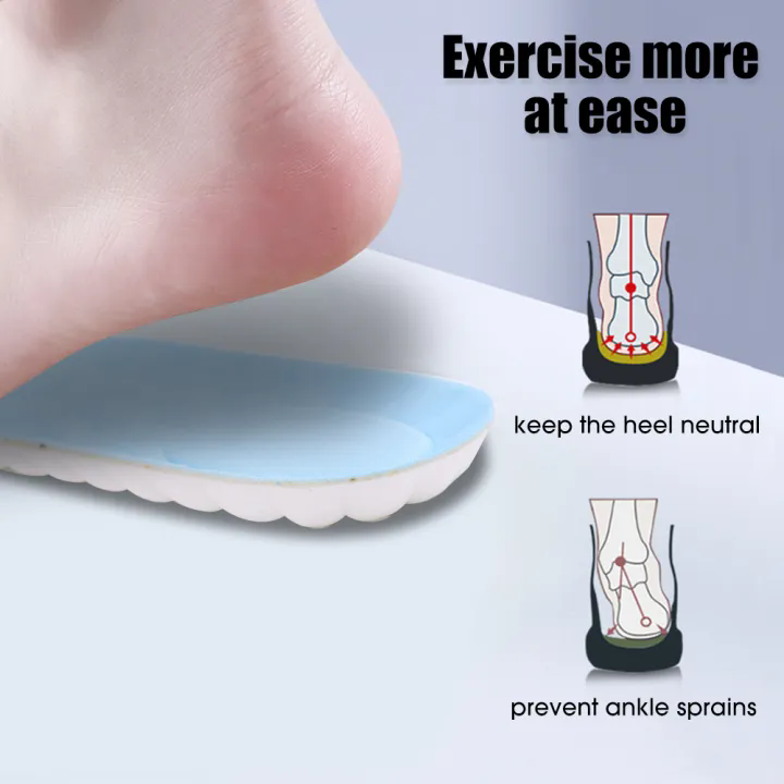 4D Cloud Massage Insoles Soft Breathable Cushion Shoe Pads For Walking Running Sports Shoes