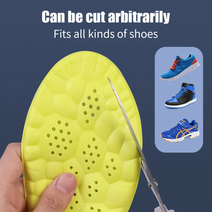 4D Comfort Cloud Cushion Insoles for Men and Women Massage Shock Absorption Shoe Pads for All Shoes