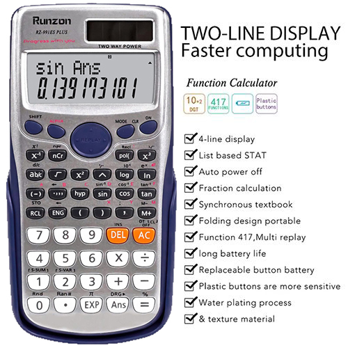 24 Bit Scientific Calculators Standard Function Calculadora Student Exam Calculadora Cientifica Portable Scientific Calculator School Office Stationeries Multifunction Stationery Scientific Tool