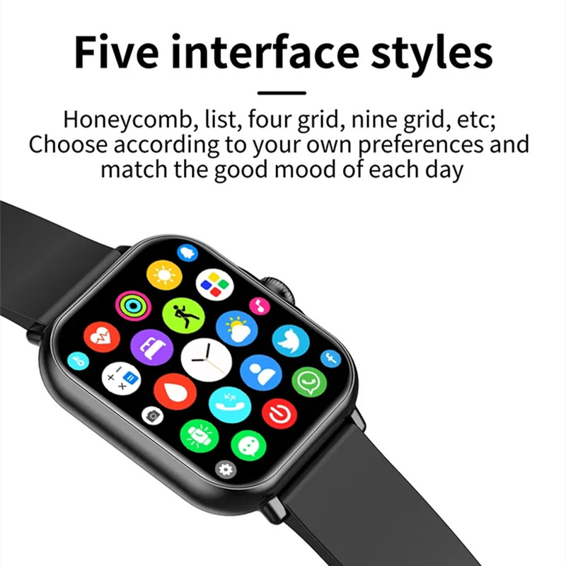 RichRipple A58 Plus Smart Watch 6 in 1 Set of Fine Luxury Gold Bangle and Stone 2.01-Inch Bluetooth Call Mobile Fitness SmartWatch Birthday Gift set for women heart rate sports watch Smartwatches