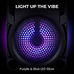 RichRipple Portable Bluetooth Speaker Extra Bass 3 Inch Wireless Speaker with LED Lights FM Radio TF Card AUX Party Speaker for Outdoor Home Travel Small Compact