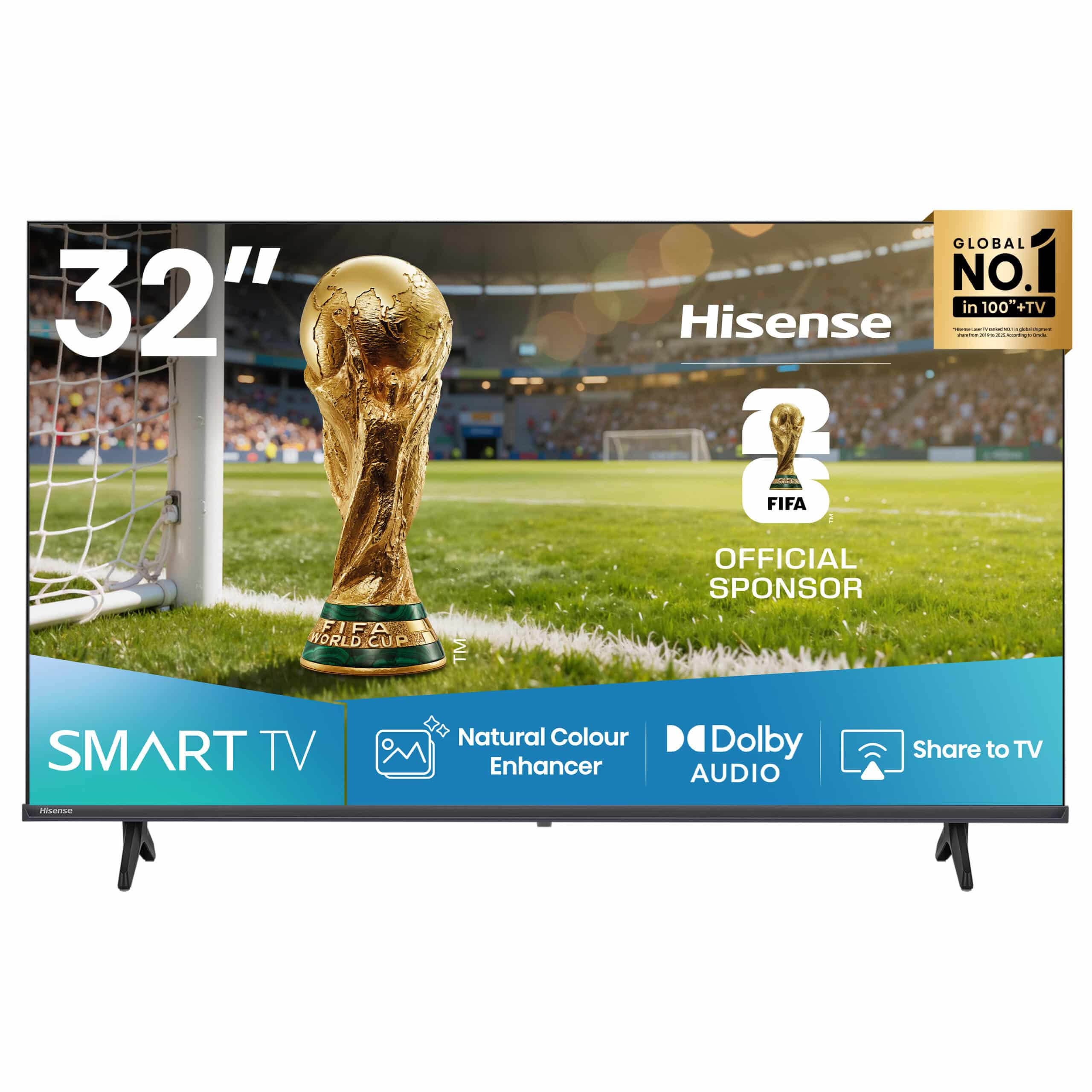 Hisense 32 inch  Frameless Smart TV Full HD LED  VIDAA Wifi  AC Netflix/Youtube/Prime Video  Energy Saving  32A4Q