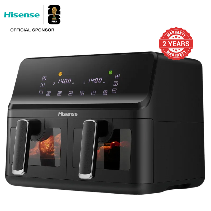 Hisense H08AFBK2S1 8L Dual Airfryer