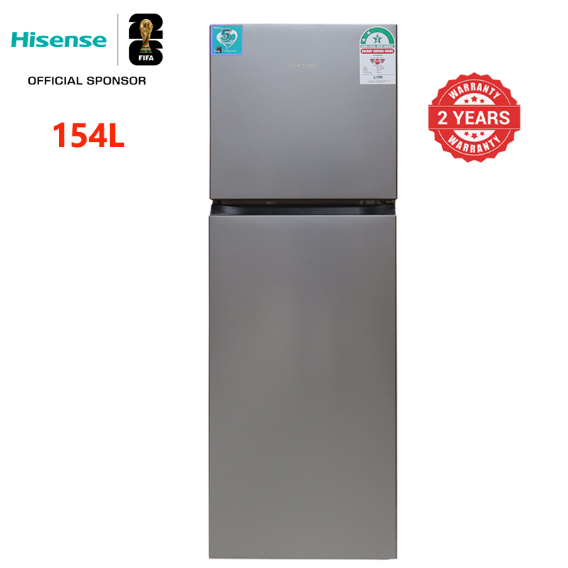 Hisense 154L  fridge double door fridges and Freezers  Refrigerator with LED Light Fridge  REF154DR