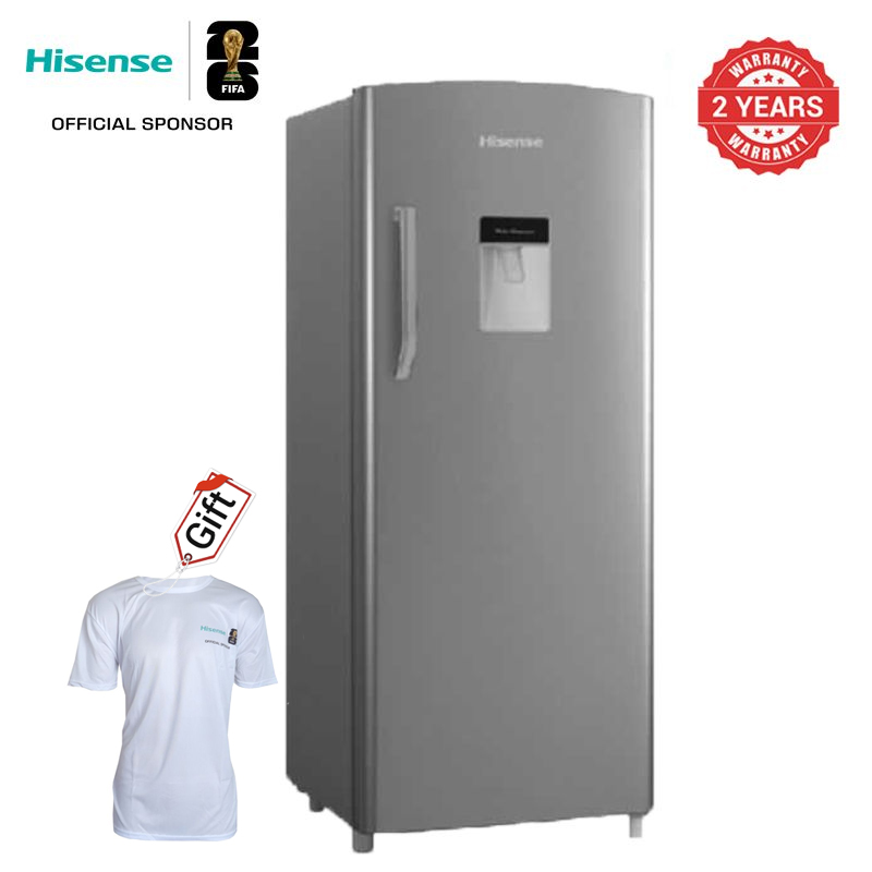 Hisense REF176DR 176L Single Door Fridge with Water Dispenser – Energy-Efficient & Stylis