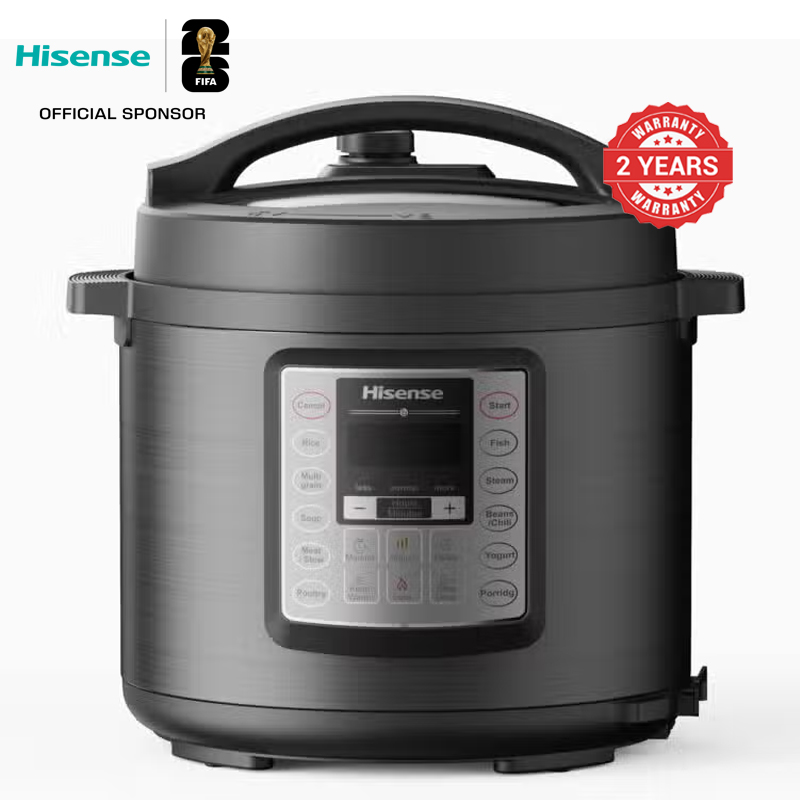 Hisense HMC6MBK Pressure Cooker, 6L - 1000W