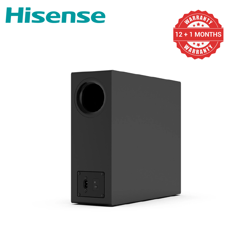 Hisense 2.1CH SOUNDBAR WITH WIRELESS SUBWOOFER HS2100 Woofer Bluetooth Speaker Remote