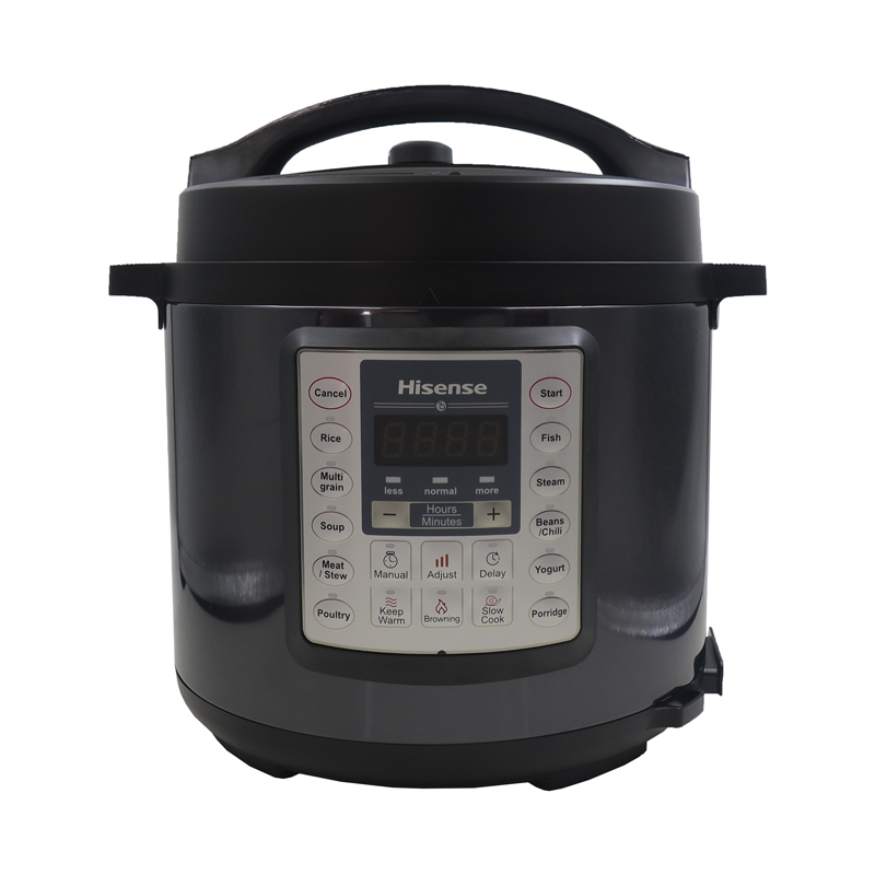 Hisense 6L Rice Cooker Electric Pressure Cooker 1000W Classic Kitchen Cooking Pot  HMC6MBK